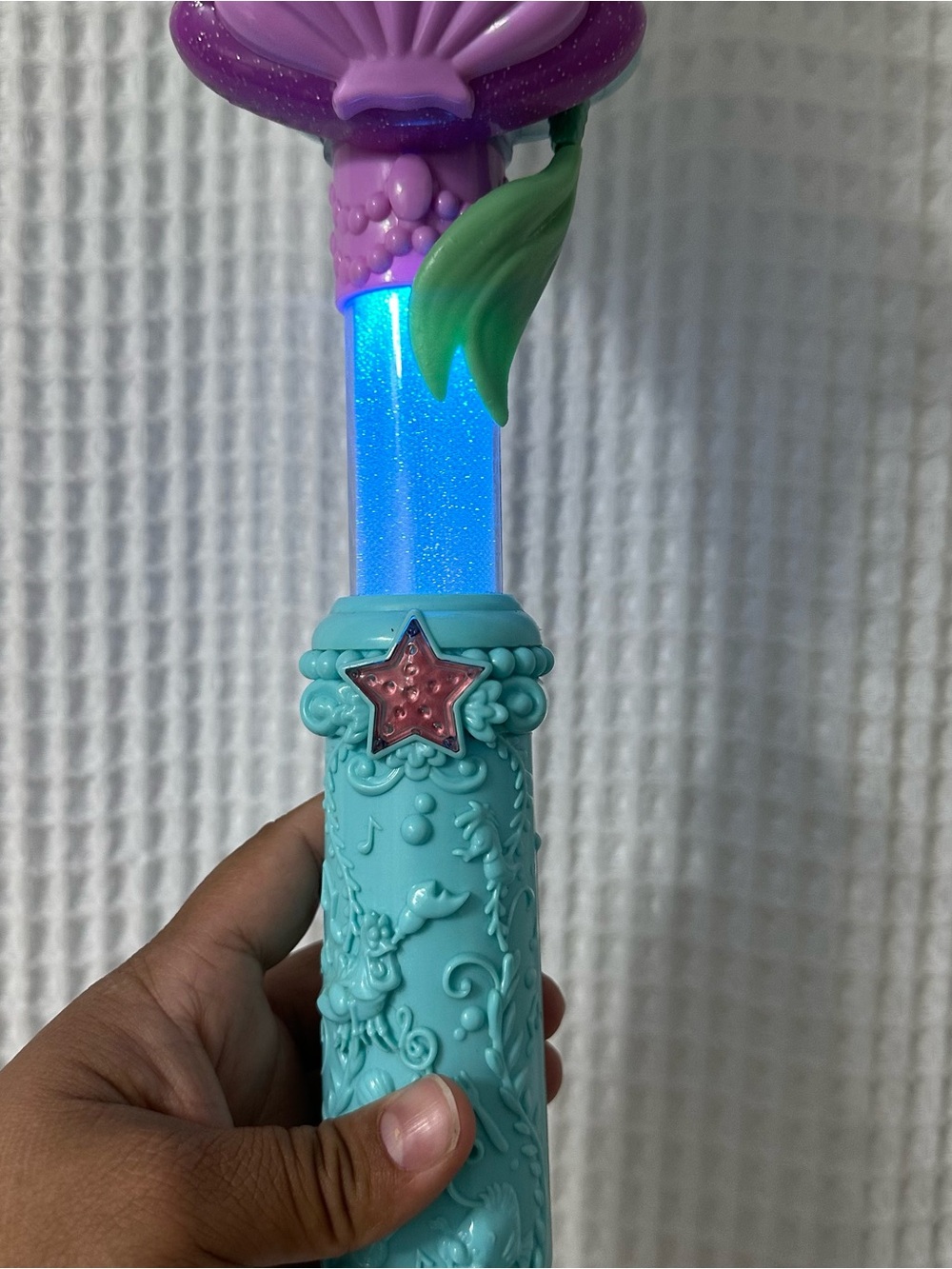 Disney The Little Mermaid Light Up Bubble Making Wand - Picture 3 of 6